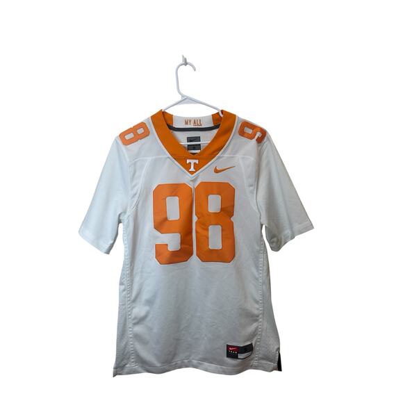 Tennessee Volunteers #98 Nike Team White Jersey Men’s Sz S Vols GREAT! - Picture 1 of 5